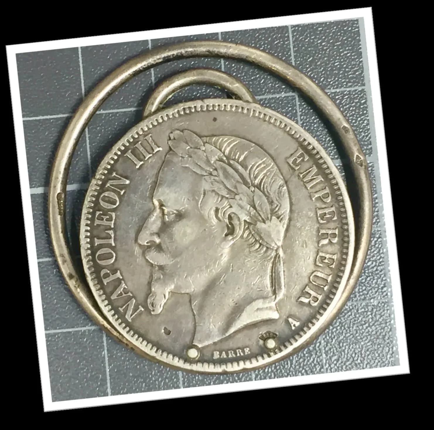 ELOI 1960 PINCE À BILLETS NAPOLÉON III 1868