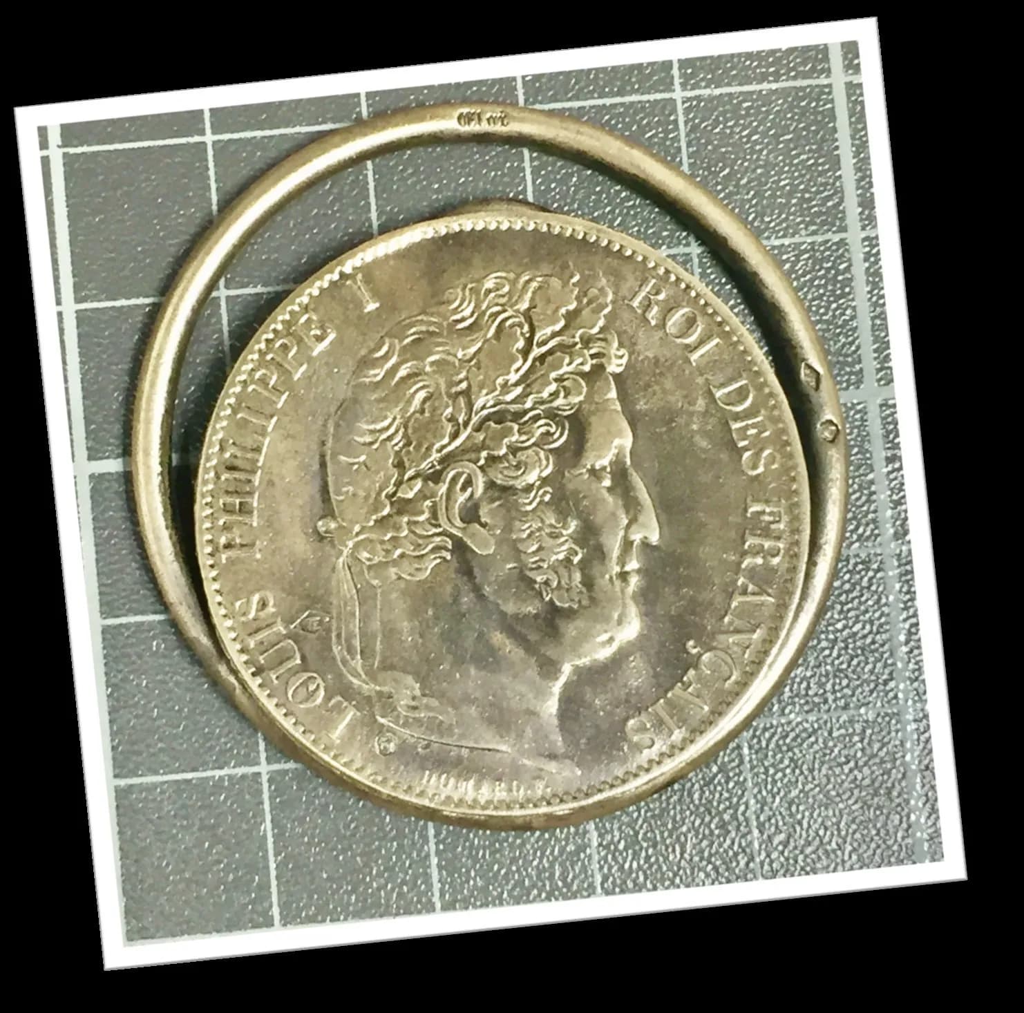 ELOI 1970 PINCE À BILLETS LOUIS PHILIPPE I 1847