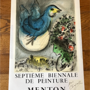 Marc Chagall L'oiseau bleu - biennale de Menton