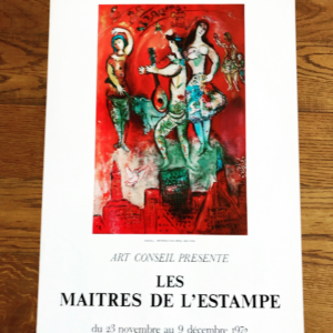 Marc Chagall Les Maitres de l'estampe (opéra rouge) - Galerie d'Art Matignon