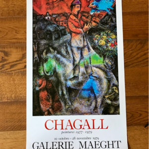 Chagall peintures 1977-1979 - Galerie Maeght 13, rue de Téhéran (violoniste rouge et cheval vert)