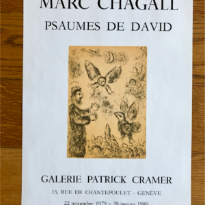 Galerie Patrick Cramer -Marc Chagall Psaumes de David - Genève