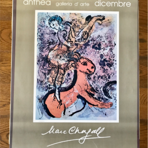 Anthea galleria d'arte dicembre Marc Chagall - Roma (cheval rouge)