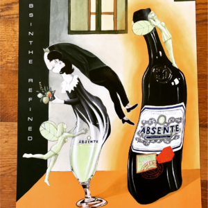 Absinthe - hommage à Chagall de John Pacovsky