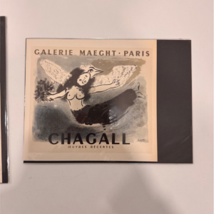 Chagall - femme oiseau gris