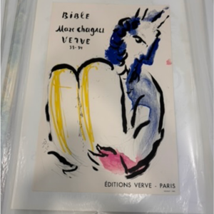 Marc Chagall Moïse et les tables de la loi - Éditions Verve