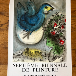 Marc Chagall L'oiseau bleu - biennale de Menton