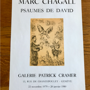 Galerie Patrick Cramer -Marc Chagall Psaumes de David - Genève