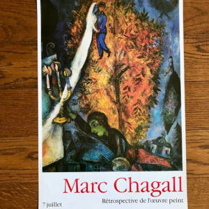 Rétrospective de l'œuvre peint Marc Chagall - Fondation Maeght (les mariés au chandelier et buisson ardant)