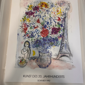 Kunst Des 20 Jahrhunderts Sommer 1992 Marc Chagall (Bouquet coloré à la Tour Eiffel)