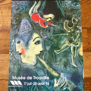Clown flutiste Chagall graveur - Musée de Trouville