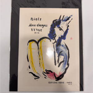 Marc Chagall Moïse et les tables de la loi - Éditions Verve petit format