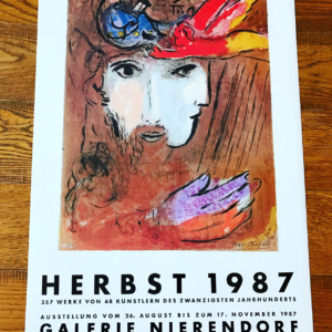 Betsabée Marc Chagall - Herbst 1987 - Galerie Nierendorf