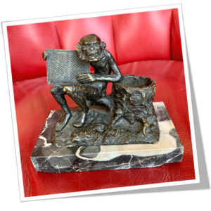 N.I 1860 HOMME SINGE À LA PLAQUE