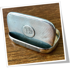 ABRAHAM BROWNETT 1867 CARTOUCHE AC RUISSELANT