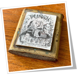 N.I 1890 MR. PUNCH UNE DU JOURNAL ÉMAILLÉ