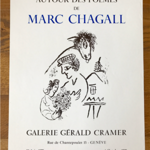Marc Chagall Galerie Gérald Cramer - Autour des poèmes - Genève