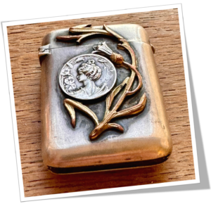 N.I P. DE BYRK 1900 MÉDAILLE BUSTE DE FEMME ART NOUVEAU