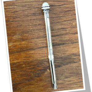 N.I 1950 PERCE-CIGARE STYLO STRIÉ PERLE PERF. ROTA.