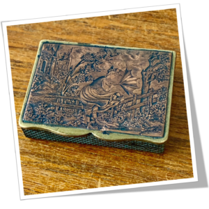 N.I 1880 SCÈNE GALANTE AU VENT