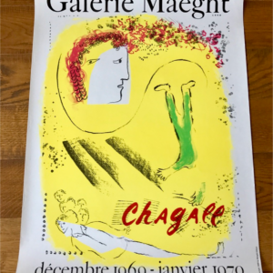 Marc Chagall Tête jaune le plafond - Galerie Maeght