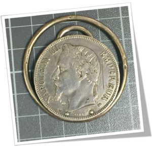 ELOI 1960 PINCE À BILLETS NAPOLÉON III 1868