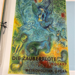 Marc Chagall La flute enchantée Mozart - Metropolitan Opera NY reproduction