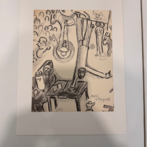 Marc Chagall Gravure extrait révolution
