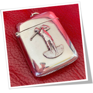 ADIE & LOVEKINE LTD 1899 GOLFEUR EN ACTION RELIEF