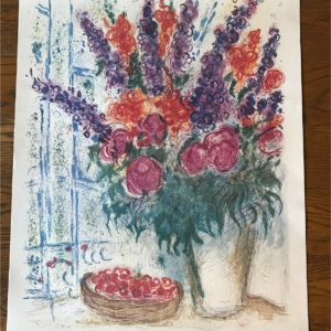 Marc Chagall - Galerie Peerlings - Krefeld (bouquet au panier de cerises)