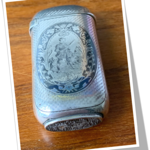 N.I 1890 CHASSEUR CHIEN NIELLÉ