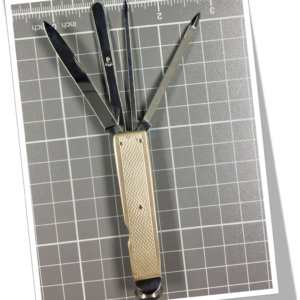 ELOI 1970 GUILLOCHÉ NÉCESSAIRE-PIPE 4pcs+