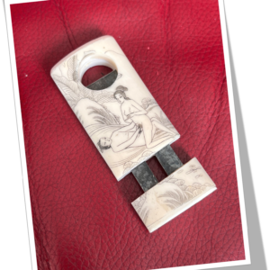 N.I 1900 SHUNGA SCÈNE EROTIQUE JAPONISANT 6 GUIL.