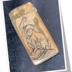 N.I 1880 HOMME APRÈS RAT JAPONISANT