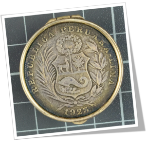 N.I 1950 TABATIÈRE HALF SOL PÉROU 1923