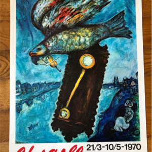 Marc Chagall Poisson volant à l'horloge - Louisiana