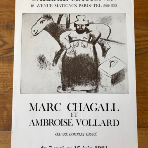 Marc Chagall et Ambroise Vollard œuvre complet gravé - Galerie Matignion (Fermier NB)
