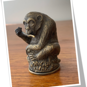 N.I 1890 SINGE CHIMPANZÉ PENSIF