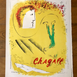 Marc Chagall Tête jaune le plafond - sans inscription