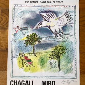 Chagall Miro lithographies originales - Art Club Frederic Gollong Saint Paul de Vence