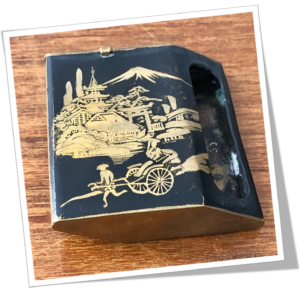 N.I 1940 TEMPLE POUSSE POUSSE JAPONISANT