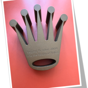 N.I ROLEX BEIJING 2009 PRESSE PAPIER