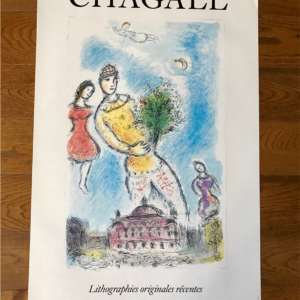 Marc Chagall L'opéra bleu - Lithographies originales et récente Galerie Maeght
