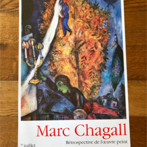 Rétrospective de l'œuvre peint Marc Chagall - Fondation Maeght (les mariés au chandelier et buisson ardant)