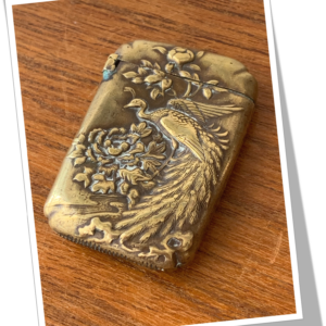 N.I 1890 PAON JARDIN FLEURI JAPONISANT