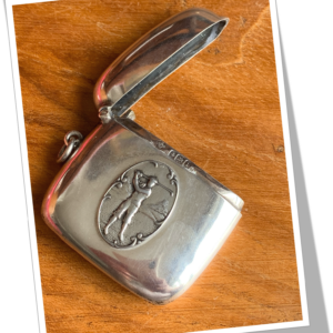 WILLIAM HUTTON 1910 GOLFEUR EN MÉDAILLON OVALE