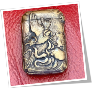 N.I 1880 HÉRONS ET PIEUVRE JAPONISANT