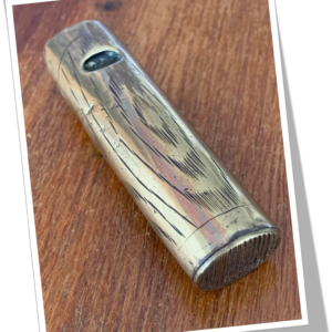 N.I 1890 SIFFLET TRONC D’ARBRE BOIS