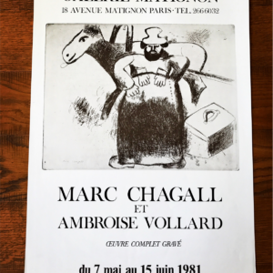 Marc Chagall et Ambroise Vollard œuvre complet gravé - Galerie Matignion (Fermier NB)