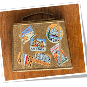 N.I 1950 VALISE AUTOCOLLANTS